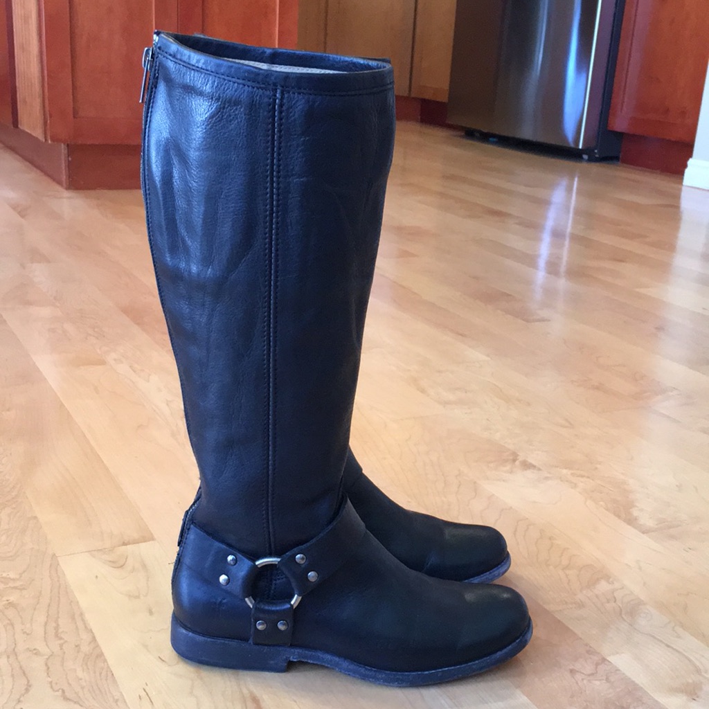Frye Veronica Harness Back Zip Tall Boots